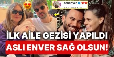 Taze Anne Eda Ece Kızı Mina İpek’le Ailecek İlk Kez Dışarı Çıktıkları Anı Aslı Enver’in Desteğiyle Paylaştı