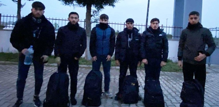 Edirne’de 6 kaçak göçmen ile 1 organizatör yakalandı