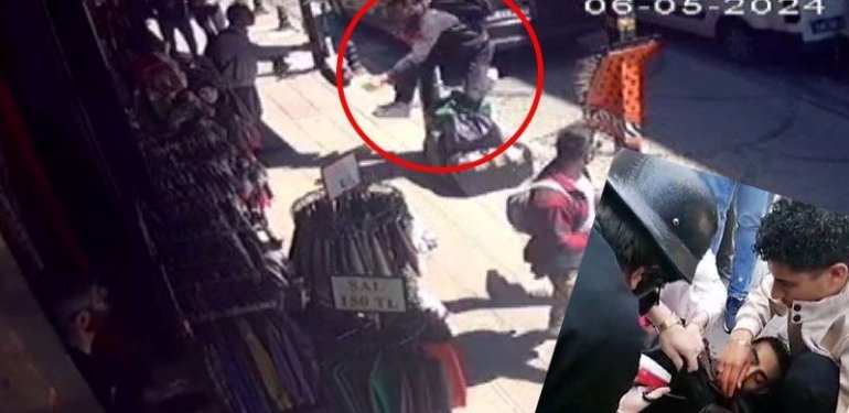 Fatih’te turistlerin dehşet anları: Ayağına bastı diye iki gün sonra bıçakladı