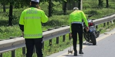 Trafikteki makas can aldı