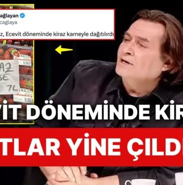 Armağan Çağlayan Henüz Mevsimi Gelmemiş Kirazın Pazar Fiyatını Görünce Yine Açtı Ağzını Yumdu Gözünü