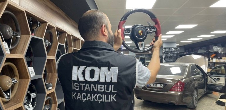 90 milyon değerinde kaçak oto yedek parçaları ele geçirildi