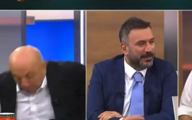 Ünlü yorumcu Sinan Engin canlı yayın sandalyeden düştü! Stüdyo kahkahaya boğuldu, o anlar paylaşım rekoru kırdı