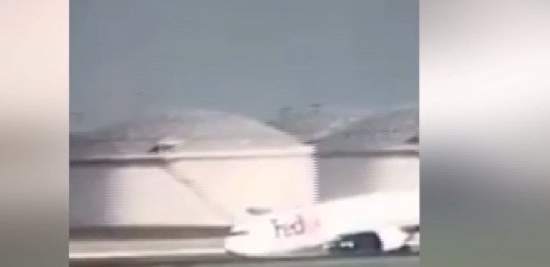 İstanbul Havalimanı’nda kargo uçağı gövde üzeri iniş yaptı