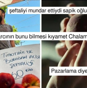 Timothée Chalamet’in Mastürbasyon Yaptığı Şeftali Diye Tezgah Açan Pazarcıya Gelen Birbirinden Komik Tepkiler
