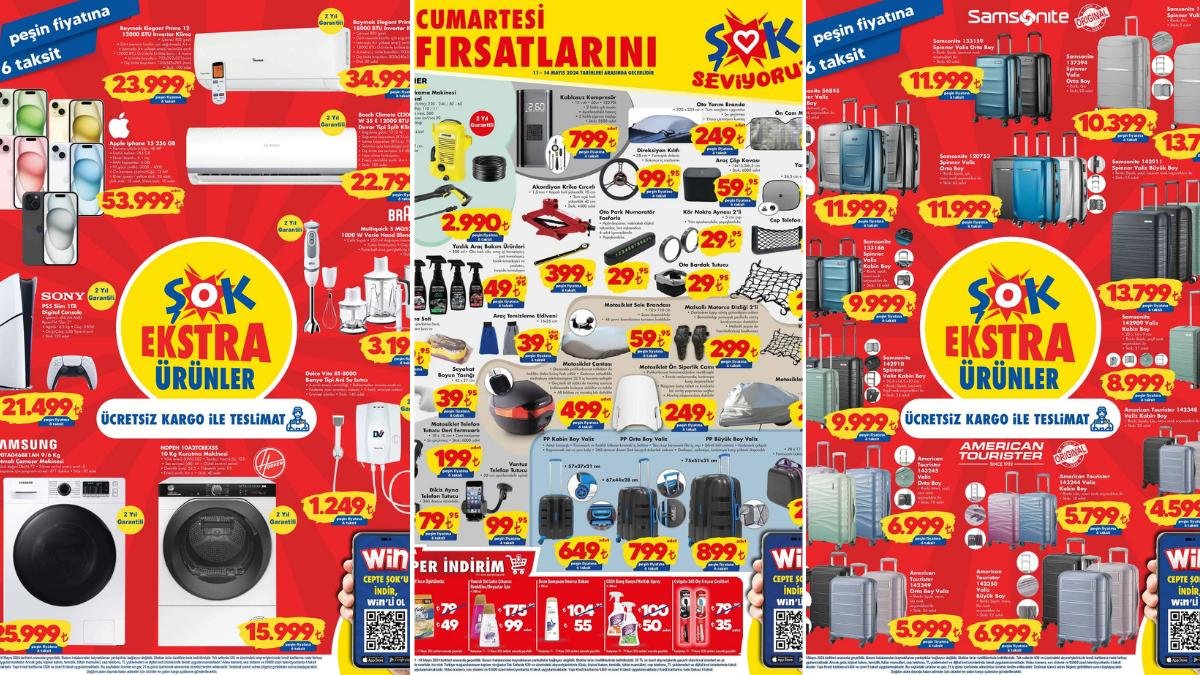 ŞOK’a Oto Bakım Ürünleri ve PlayStation 5 Geliyor! 11 Mayıs 2024 ŞOK Aktüel Ürünler Kataloğu
