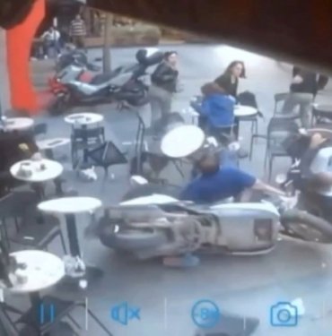 Fren yerine gaza bastı: “Herkes bowling topu gibi yere devrildi”