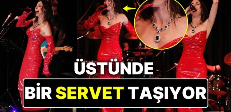 Defne Samyeli’nin Sahneye Çıktığı Bir Servet Değerindeki Mücevherinden Gözlerimizi Alamadık!