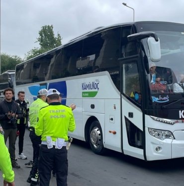 Büyük İstanbul Otogarı’nda emniyet kemeri denetimi