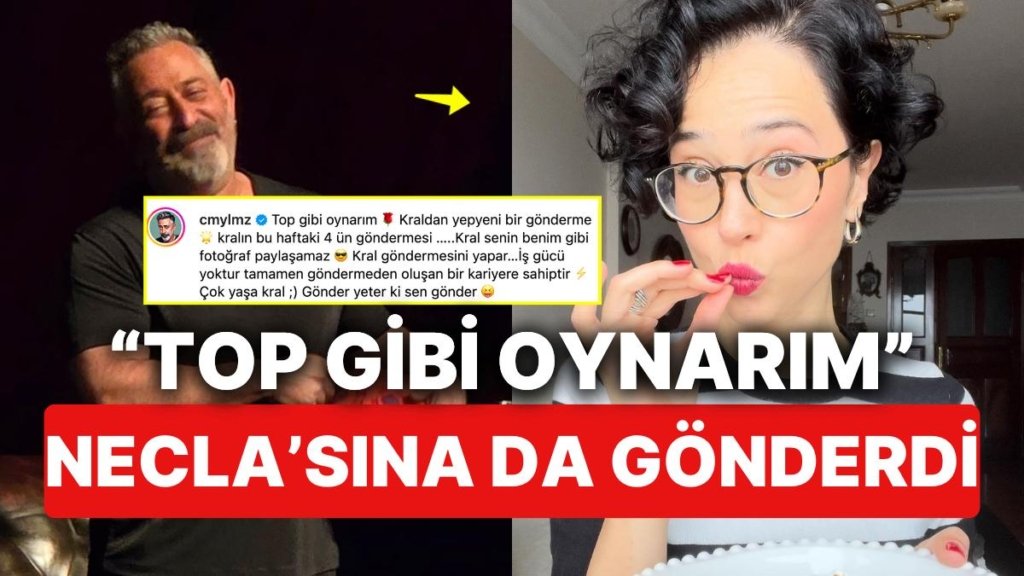 Necla Karahalil’den Laf Üstüne Laf Yiyen Cem Yılmaz’ın “Top Gibi Oynarım” Cevabı Tatsız Oldu