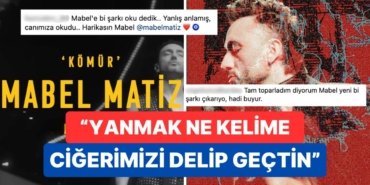 “Gözleri Kömür, Gömleği Nakış”: Mabel Matiz’in Kömür Adlı Yeni Şarkısı Birçok Parçanın Pabucunu Dama Attı!