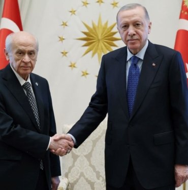 Cumhurbaşkanı Erdoğan, Bahçeli ile görüştü