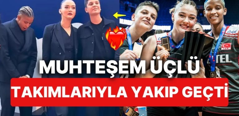 Zehra Güneş, Melissa Vargas ve Ebrar Karakurt Simsiyah Takımlarıyla Filenin Değil Gönlümüzün de Sultanı Oldu