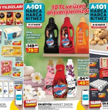 11 – 17 Mayıs 2024 A101 Haftanın Yıldızları Kataloğu