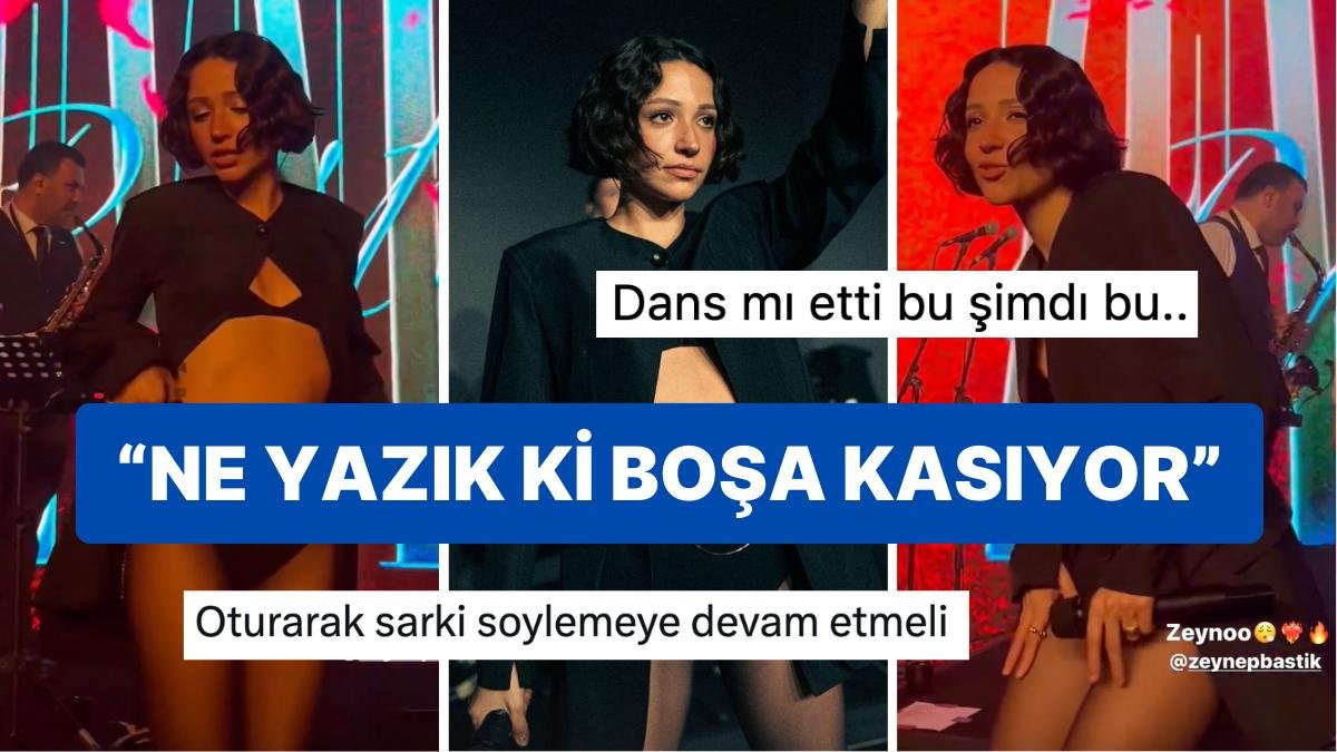 Seksi Dans Ettiğini Zanneden Zeynep Bastık’ın Hareketleri Fena Dile Düştü!