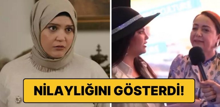 Yine Nilaylık Yaptı! Feyza Civelek Rol Arkadaşı Sibel Taşçıoğlu’nun Röportajını Bölüp Durdu!