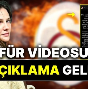Alina Boz’dan Galatasaray Taraftarını Sinirlendiren Küfürlü Videoya İlk Açıklama Geldi