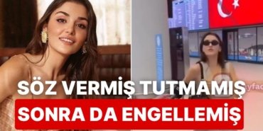 Gergin Tavırları Dikkat Çekmişti: Hande Erçel’in Kendisini Engellediğini Söyleyen Muhabirden Çarpıcı İtiraflar