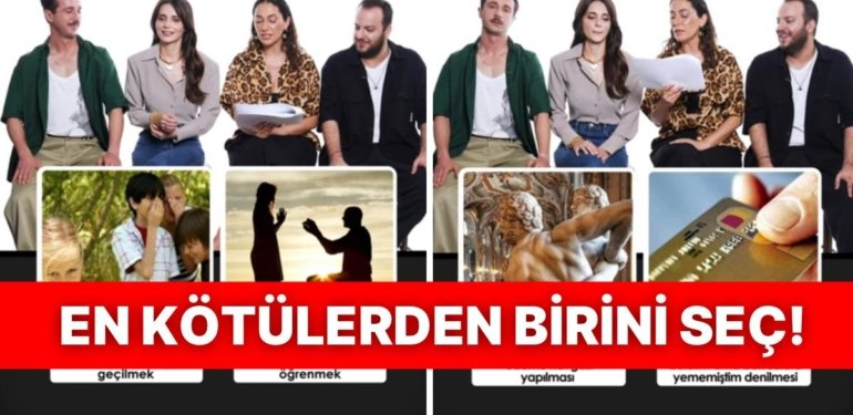 Kimler Geldi Kimler Geçti Oyuncuları ile En Kötülerden Birini Seç Oynuyoruz!