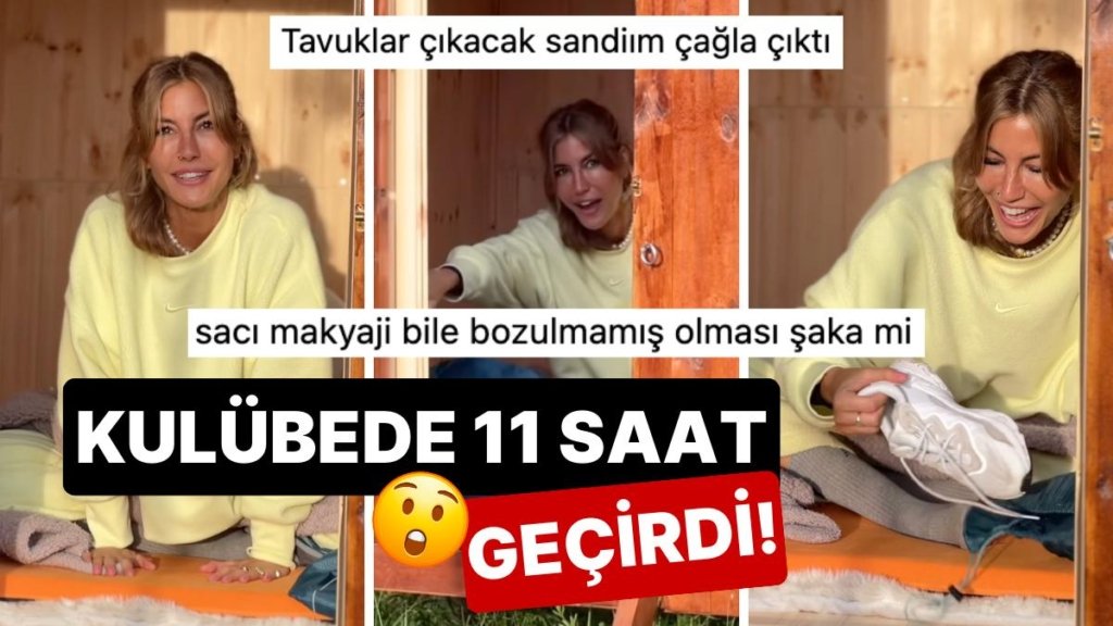 Buz Dolu Fıçı Kesmedi: Çağla Şıkel Bu Sefer de Kendini 11 Saat Boyunca Karanlık Kulübeye Hapsetti!