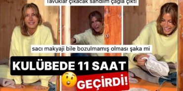 Buz Dolu Fıçı Kesmedi: Çağla Şıkel Bu Sefer de Kendini 11 Saat Boyunca Karanlık Kulübeye Hapsetti!