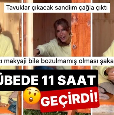 Buz Dolu Fıçı Kesmedi: Çağla Şıkel Bu Sefer de Kendini 11 Saat Boyunca Karanlık Kulübeye Hapsetti!