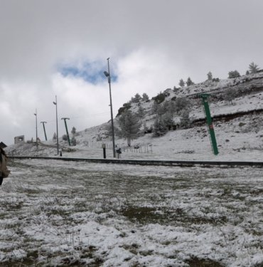 Kartalkaya’da mayıs ayında kar