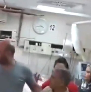 Zorla yoğun bakım servisine giren gruba soruşturma