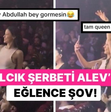 Kızılcık Şerbeti’nin Alev’i Müjde Uzman’ın Derya Uluğ Konserinde Eğlendiği Anlara Beğeniler Yağdı