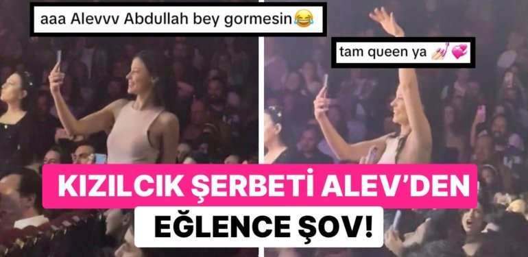 Kızılcık Şerbeti’nin Alev’i Müjde Uzman’ın Derya Uluğ Konserinde Eğlendiği Anlara Beğeniler Yağdı