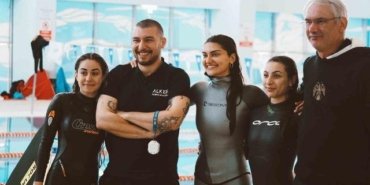 Yağmur Ergün, Paletsiz Dinamik Apnea Türkiye rekoru kırdı