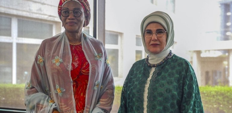 Emine Erdoğan, Nijerya’da temaslarda bulundu