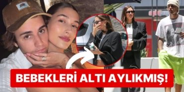 Hamilelik Haberini Altı Aydır Sakladığı Öğrenilen Hailey Bieber İlk Defa Karnı Burnunda Kameralara Yakalandı