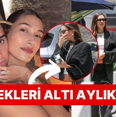 Hamilelik Haberini Altı Aydır Sakladığı Öğrenilen Hailey Bieber İlk Defa Karnı Burnunda Kameralara Yakalandı