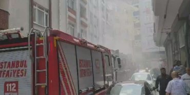 Şişli’de depo yangını