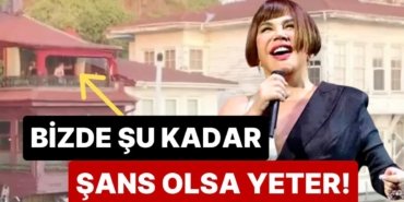 Nasip Olur mu Be? İstanbul Boğazı’nda “Seni Yerler” Dinleyen Adam Yalı Balkonunda Sezen Aksu’yla Karşılaştı!