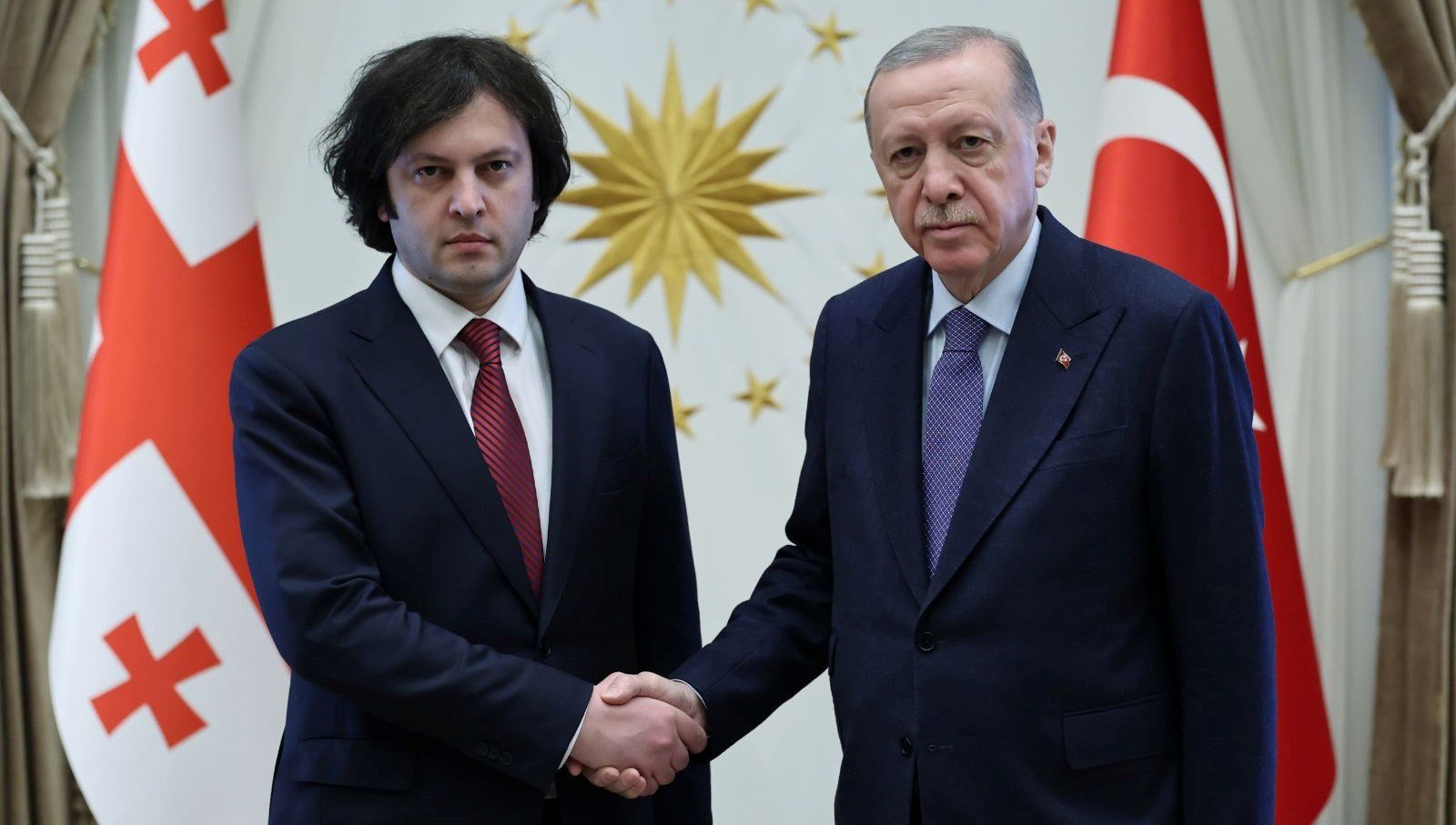 Gürcistan Başbakanı Ankara’da | Cumhurbaşkanı Erdoğan: Gürcistan’la ticaret hedefimiz 5 milyar dolar