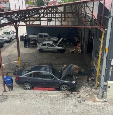 Tabela ölçüsü alırken 10 metre yükseklikten düştü