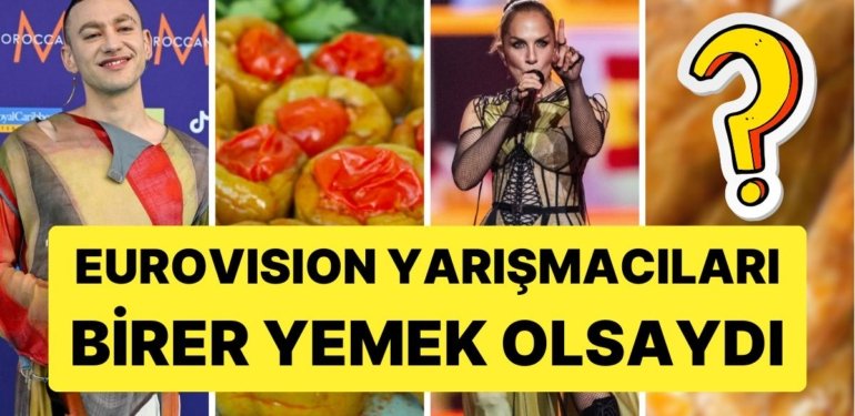 Eurovision Şarkıcılarını Avrupa Yemekleriyle Eşleştirerek Görsel Şölen Yaratan Kişi