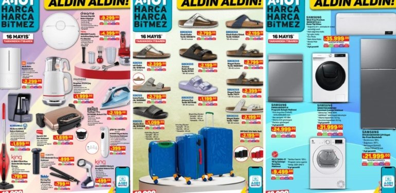 A101’e Skechers Ayakkabılar ve Iphone 14 Geliyor! 16 Mayıs 2024 A101 İnternete Özel Aldın Aldın Kataloğu