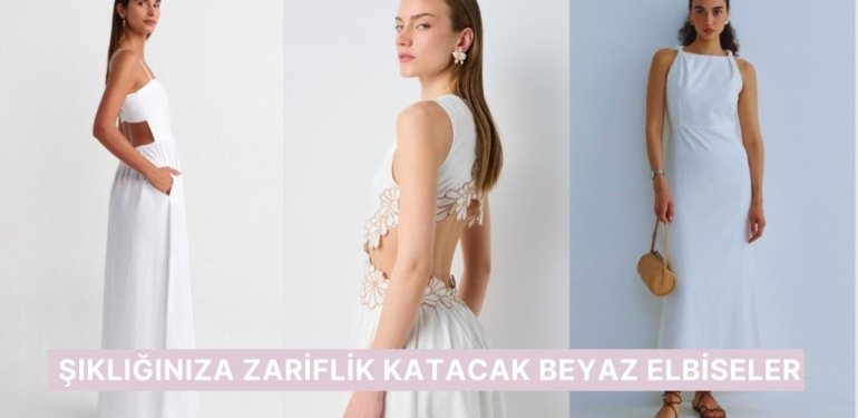 Dönemin Trendi Bu Beyaz Elbiselerle 2024 Yazına Damga Vuracaksınız!