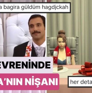 Feriha Görse Gerçekten Bayılırdı: Dizinin Bir Hayranı SIMS’de Feriha’nın Nişan Gününü Tasarladı