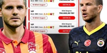 Galatasaray-Fenerbahçe maçı için araba parasına bilet satılıyor! Tam 750 bin TL
