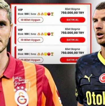 Galatasaray-Fenerbahçe maçı için araba parasına bilet satılıyor! Tam 750 bin TL