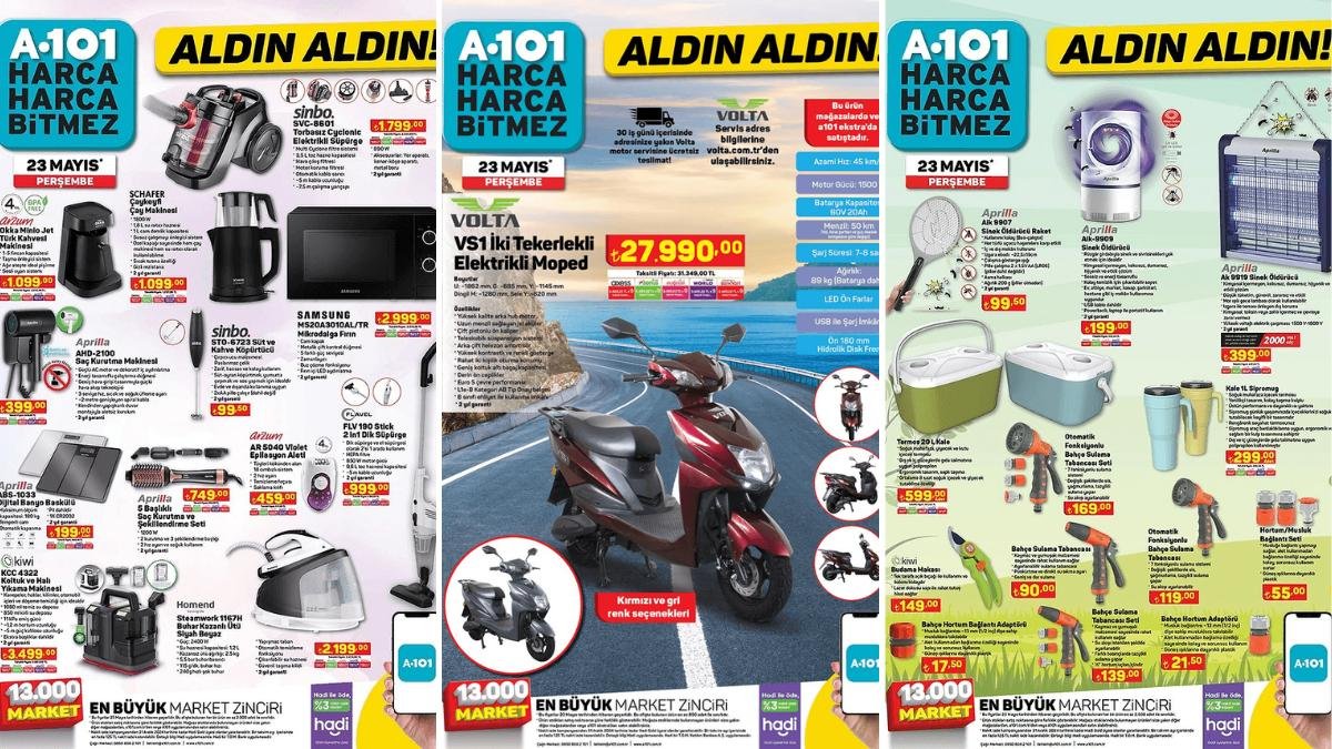 A101’e Koltuk ve Halı Yıkama Makinesi Geliyor! 23 Mayıs 2024 A101 Aldın Aldın Kataloğu