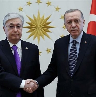Cumhurbaşkanı Erdoğan, Kazak mevkidaşı ile görüştü