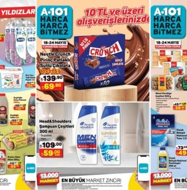 18 – 24 Mayıs 2024 A101 Haftanın Yıldızları Kataloğu