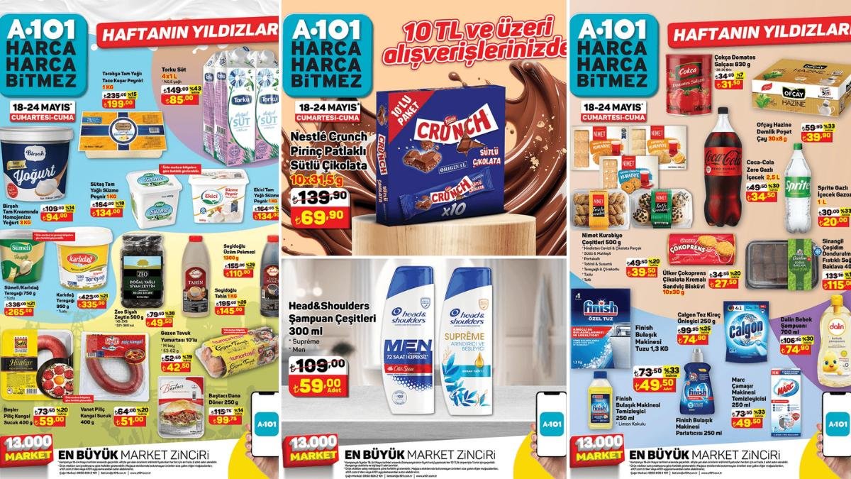 18 – 24 Mayıs 2024 A101 Haftanın Yıldızları Kataloğu