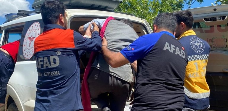 Ayı saldırısında yaralandı