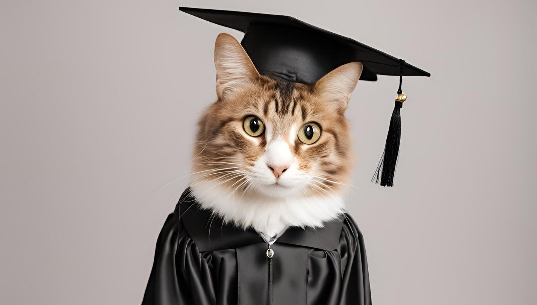 ABD’de bir kediye onursal diploma verildi